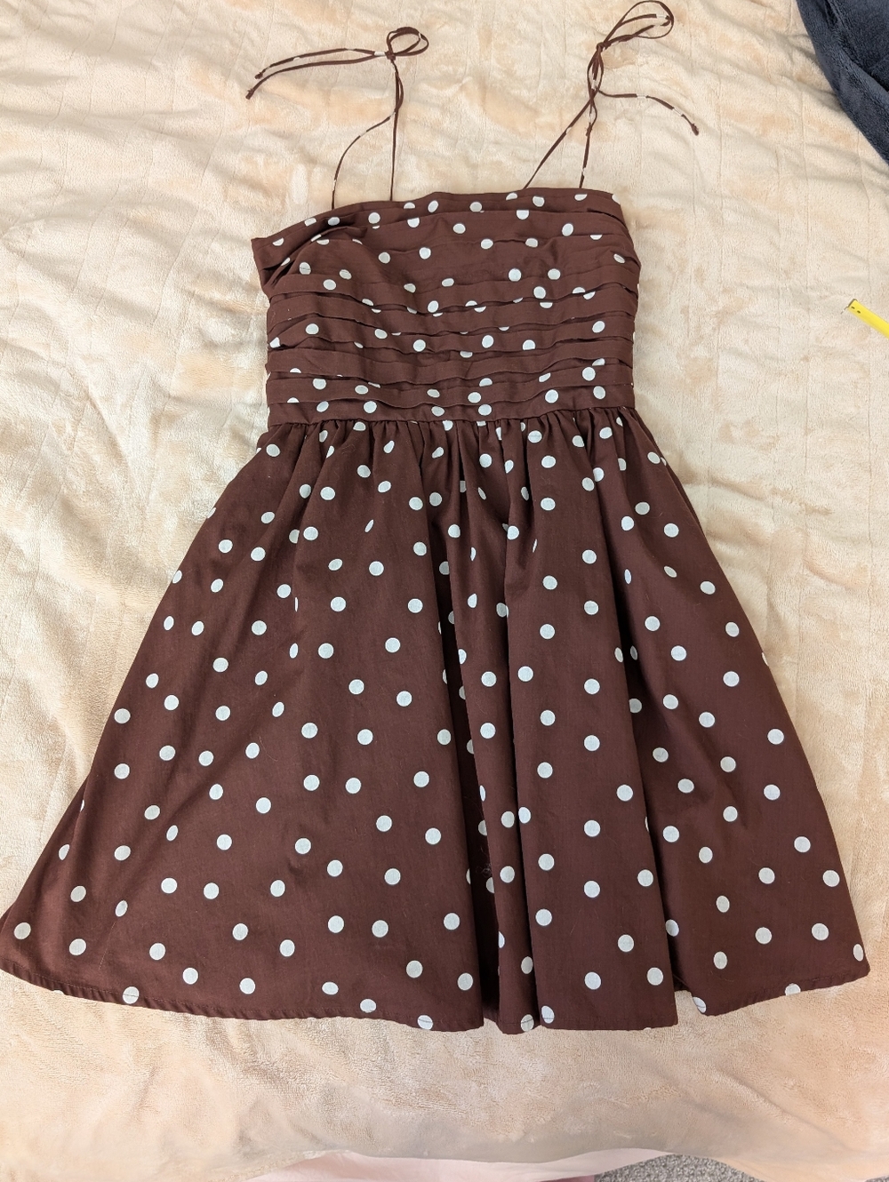 Abercrombie & Fitch Emerson Tie Strap Mini Dress Tall Small